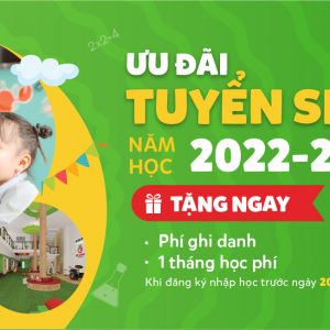 ƯU ĐÃI TUYỂN SINH MẮT TRƯỜNG MẦM NON APPLE PIE CƠ SỞ QUẬN 6